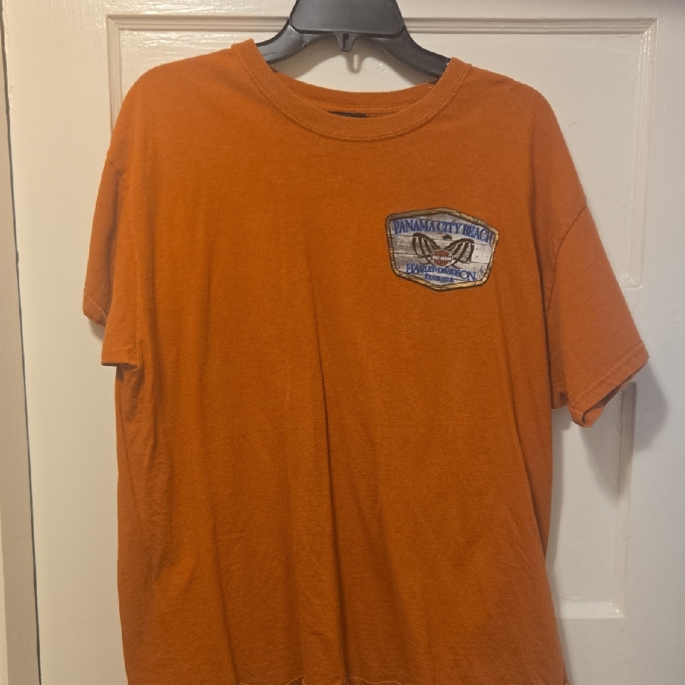 Harley-Davidson Orange Short Sleeve Tee